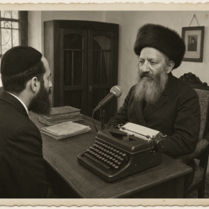 ריאיון עם הרב קוק (הדמיה)